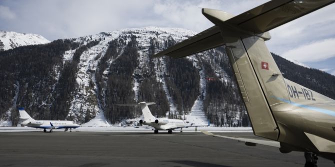 Flughafen in Samedan