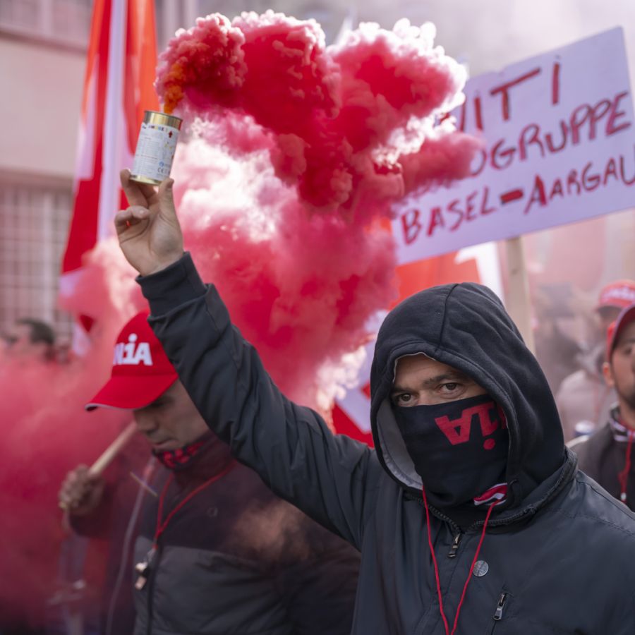 Der Streik am letzten Freitag in Basel-Stadt verlieft nicht nur friedlich.