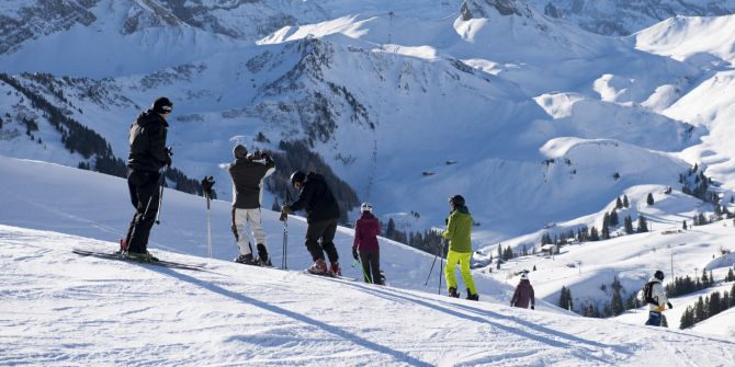 Skifahren Adelboden Lenk