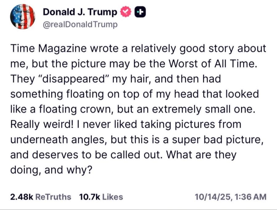 Beitrag Donald Trump