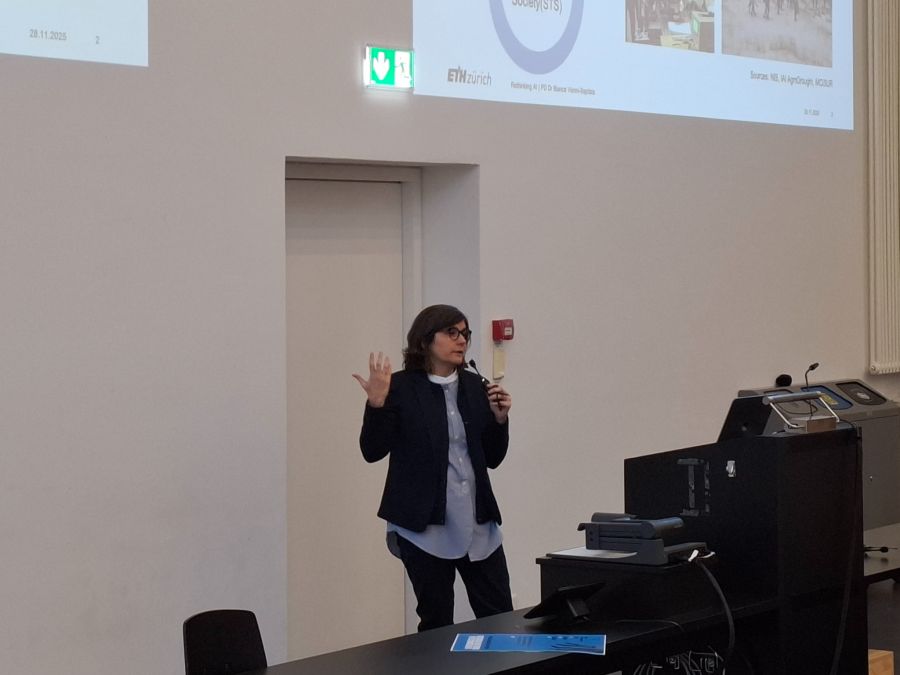 ... und von Anthropologin Bianca Vienni Baptista von der ETH Zürich.