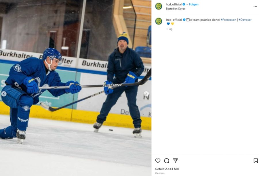 Die Saisoneröffnung findet Ende Monat statt. Dann spielt man gegen die SCL Tigers.