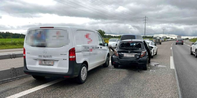 Auffahrkollision auf A1