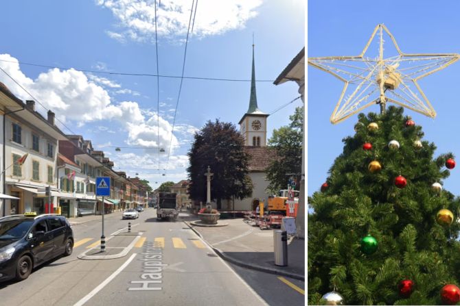 Nidau BE feiert Weihnachten
