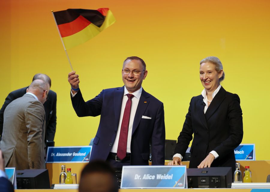 Alice Weidel und Tino Chrupalla bleiben als AfD-Spitze.