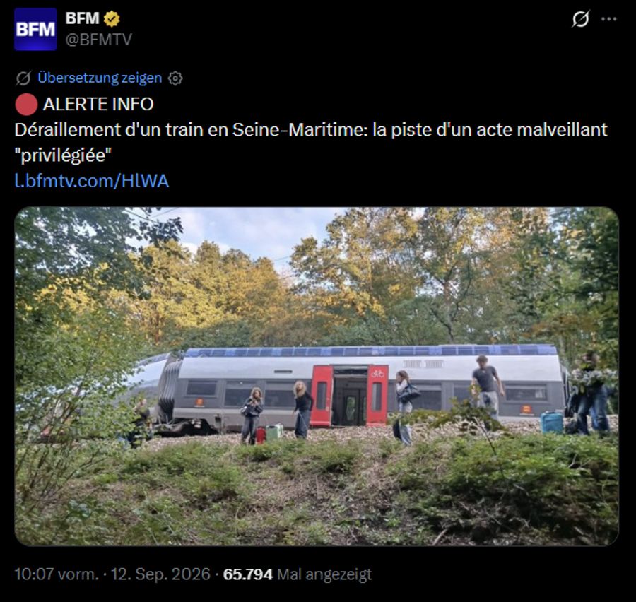 Frankreich Zug