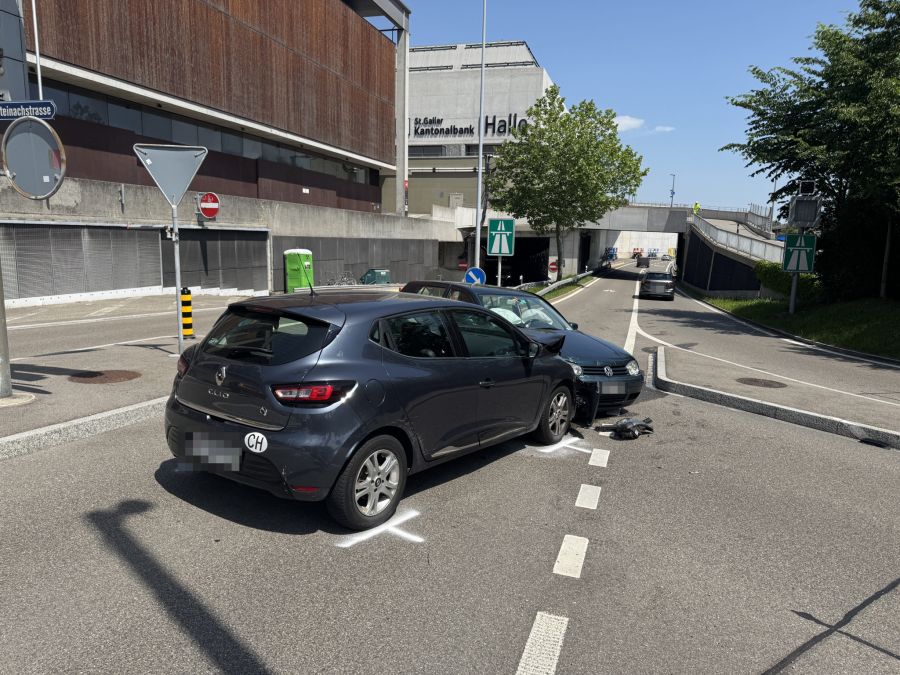 Verletzt wurde bei der Kollision niemand.