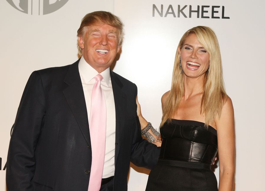 Donald Trump und Heidi Klum bei einem Event im Juni 2008.