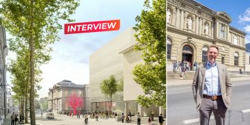 Blick vom Waisenhausplatz, beziehungsweise Blick von der Genfergasse. Visualisierung: Studio Blomen.