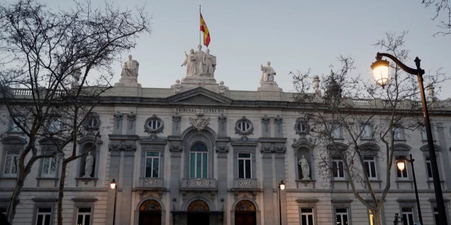 Oberster Gerichtshof in Madrid, Spanien