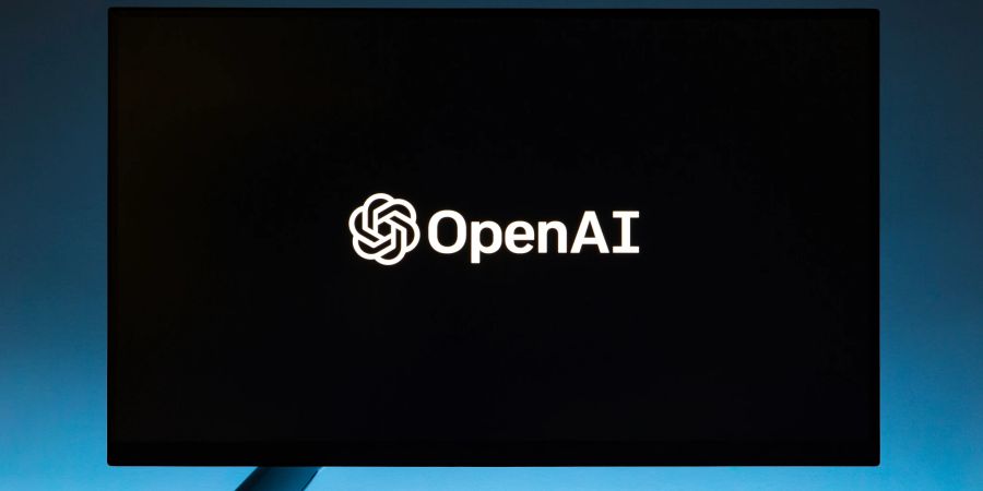 OpenAI Logo on Screen