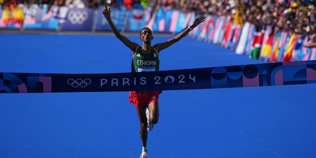Olympia 2024 MarathonGold und OlympiaRekord für Äthiopier Tola