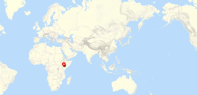 Die Fälle breiten sich unter anderem in Kenia aus. Karte die Kenia zeigt bezüglich Notfallaussschuss