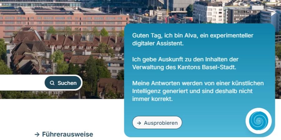 KI-Chatbot Basel-Stadt