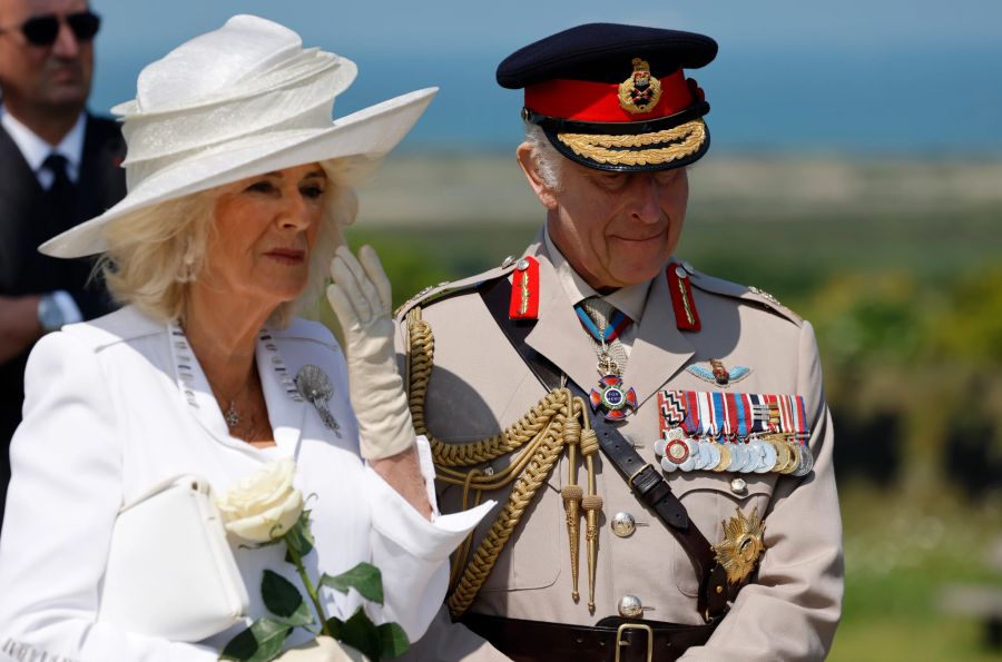 Camilla und König Charles waren sichtlich gerührt.