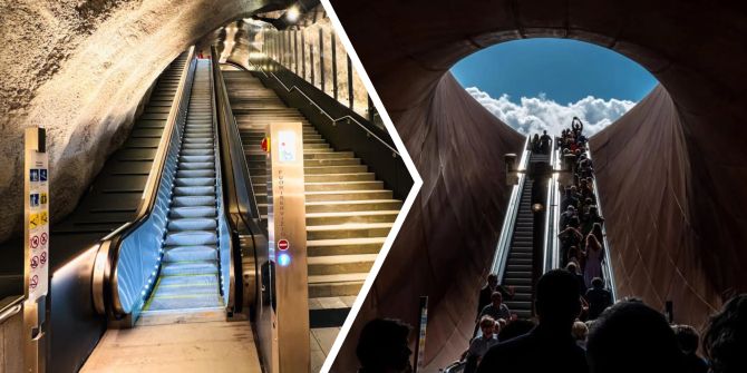 Die Station Monte Sant’Angelo in Neapel wurde vom britisch-indischen Künstler Anish Kapoor gestaltet. - Anish Kapoor