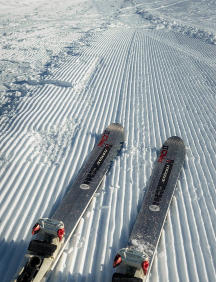 Von der frühen Pistenöffnung profitieren insbesondere die Rennfahrerinnen und Rennfahrer des Trainingszentrums Adelboden.