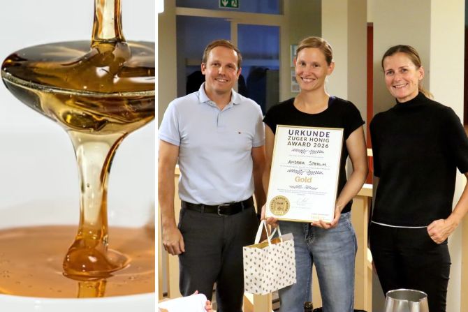 Das ist der beste Zuger Honig!