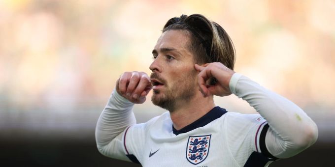 Jack Grealish ist mittlerweile zurück im englischen Nationalteam – die EM 2024 fand ohne ihn statt. Jack Grealish