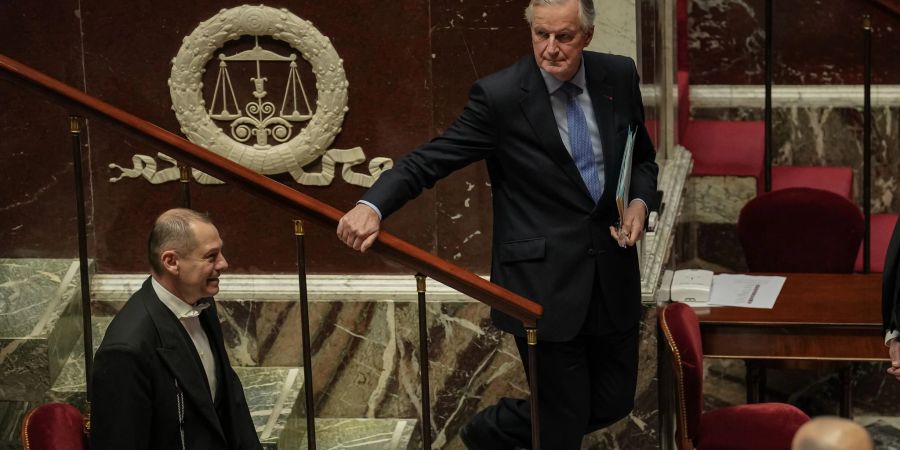 Barnier hat sein Rücktrittsgesuch bei Präsident Macron eingereicht (Archivbild).