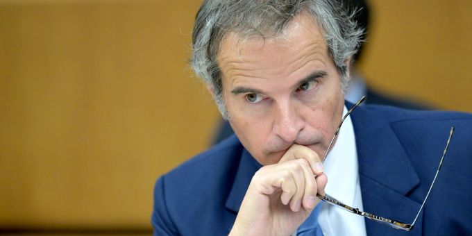 Bei einer Sondersitzung des IAEA-Gouverneursrates hatte Grossi (Bild) berichtet, dass die stark beschädigte Anlage in Natans nicht noch weiter zerstört worden sei. (Archivbild) IAEA