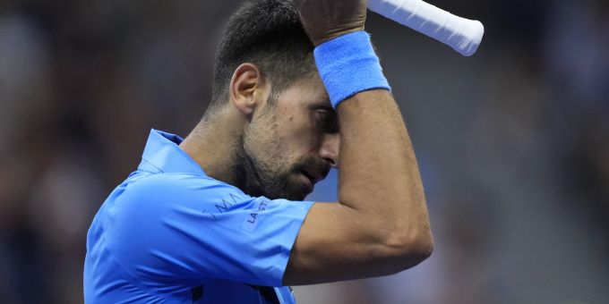 Scheiterte an den US Open überraschend früh: Novak Djokovic. Novak Djokovic