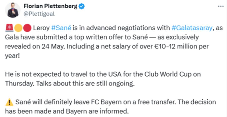 Leroy Sané Bayern München