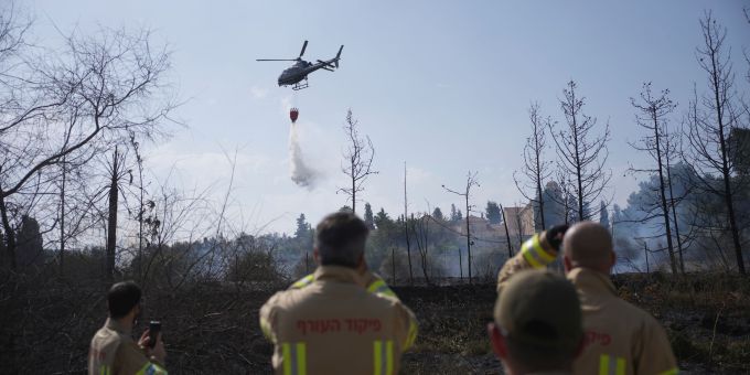 Seit Mittwoch toben in der Gegend um Jerusalem schwere Waldbrände. (Archivbild) Waldbrände