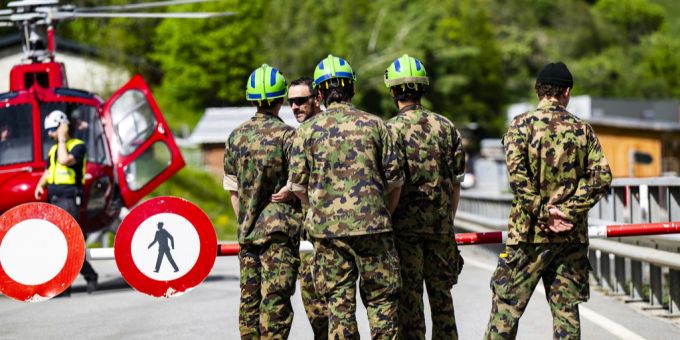 Die Situation in Blatten VS ist immer noch kritisch. Blatten VS