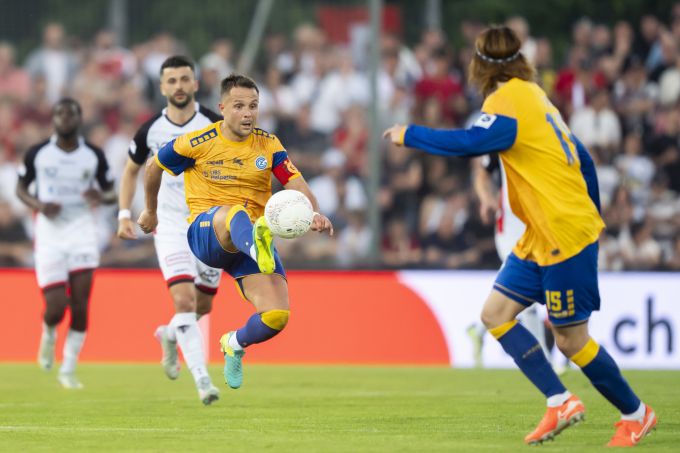 GC schlägt den FC Aarau in der Barrage. GC FC Aarau Barrage