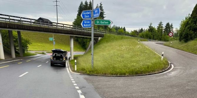 Katze E-Bike Unfall