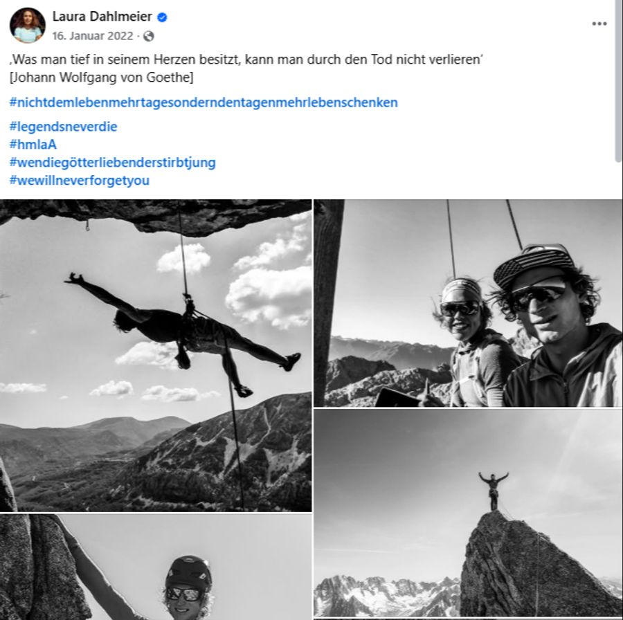 Laura Dahlmeier trauert im Januar 2022 um Ex-Freund Robert Grassegger.