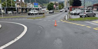 Brunnen SZ - Velofahrer (61) bei Kollision mit Auto verletzt