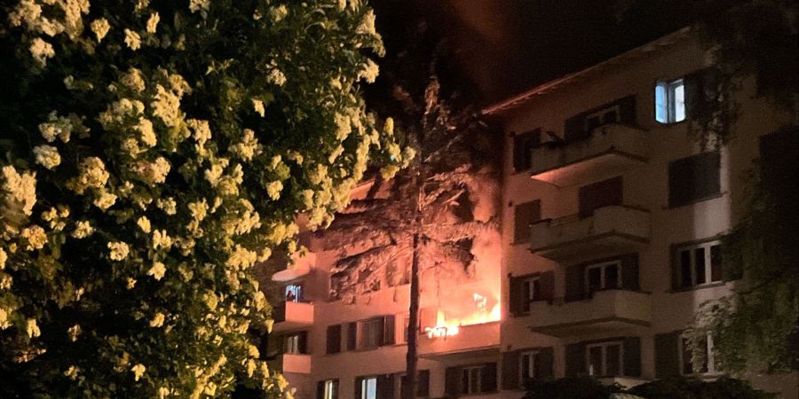 Brand in Grenchen