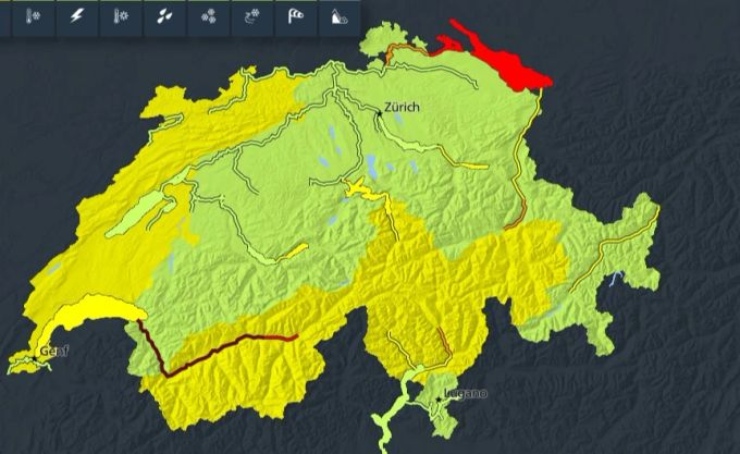 Im Wallis herrscht grösste Hochwasser-Alarmstufe.