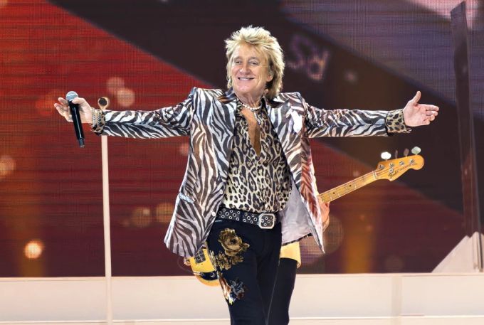 Auch 2025 können Fans Rod Stewart live erleben. rod stewart