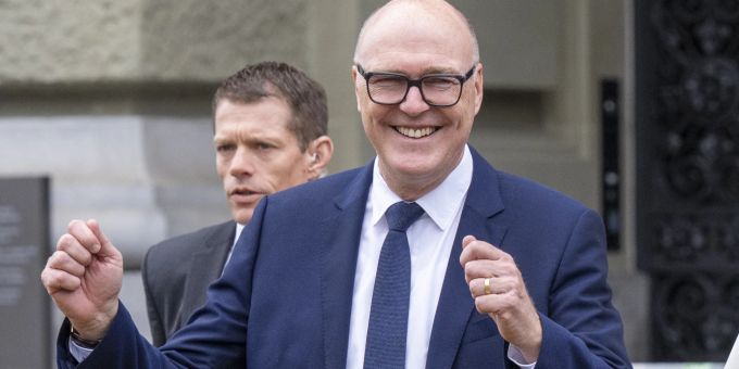 Der neu gewählte Bundesrat Martin Pfister. Martin Pfister