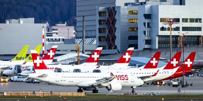 Flughafen - Über 1000 Swiss-Passagiere von Streik in Hamburg betroffen