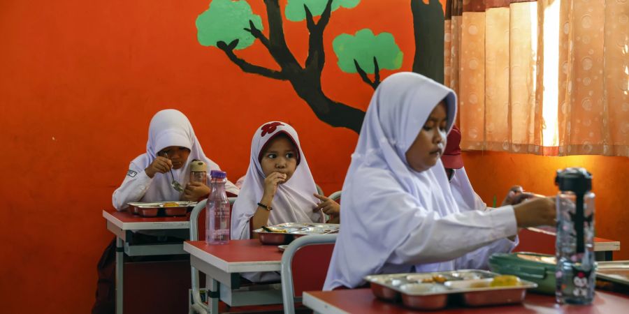 Indonesien Gratis-Essen Kinder