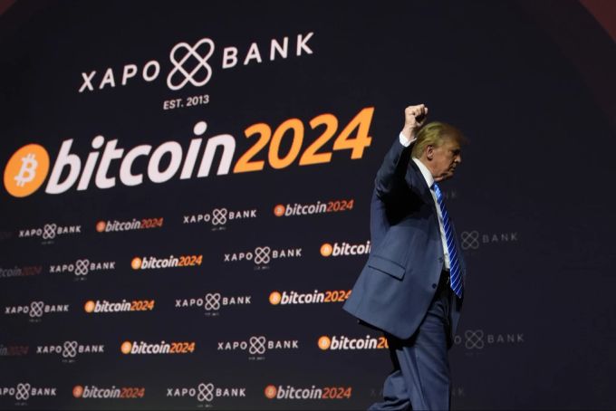 Keine reine Bitcoin-Reserve: Trump hatte vor der Wahl in der Branche hohe Erwartungen geweckt. trump reserve