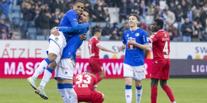 Am Ende eines für sie harten Spiels können die Luzerner gegen Sion über drei Punkte jubeln. FC Luzern