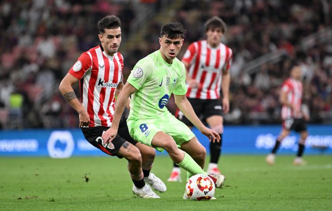 Der FC Barcelona setzte sich in Dschidda gegen Athletic Bilbao durch. FC Barcelona Athletic Club