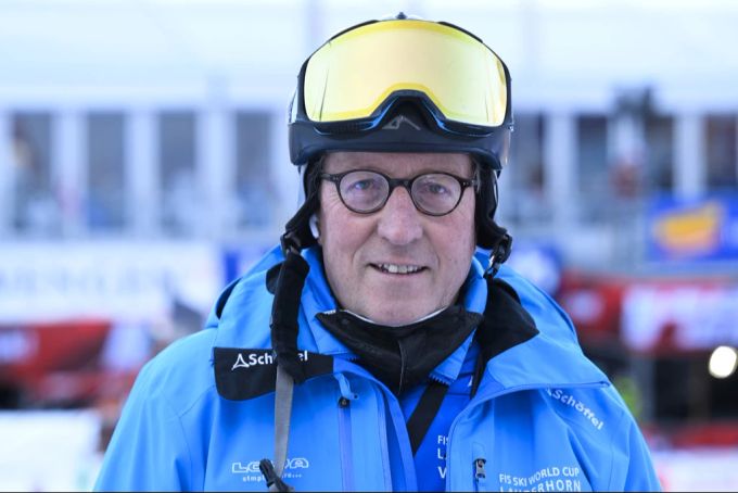 Urs Näpflin, OK-Präsident der Lauberhorn-Rennen. Lauberhorn
