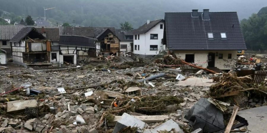 Zerstörung in Schuld - Foto vom Samstag