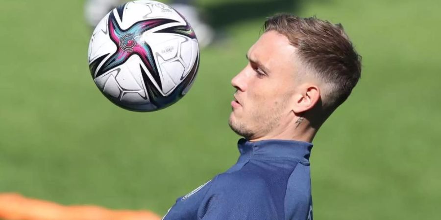 Neu im Kreise der A-Nationalmannschaft: U21-Europameister David Raum. Foto: Tom Weller/dpa