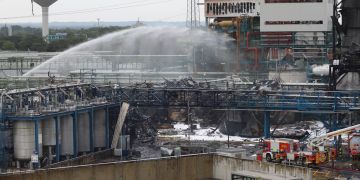 Nach der Explosion im Leverkusener Chempark