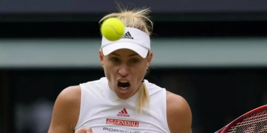 Angelique Kerber will ins Halbfinale. Foto: Kirsty Wigglesworth/AP/dpa