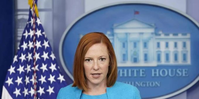 Jen Psaki, Pressesprecherin des Weissen Hauses, spricht während des täglichen Briefings im Weissen Haus. Foto: Susan Walsh/AP/dpa Jen Psaki, Pressesprecherin des Weissen Hauses, spricht während des täglichen Briefings im Weissen Haus. Foto: Susan Walsh/AP/dpa
