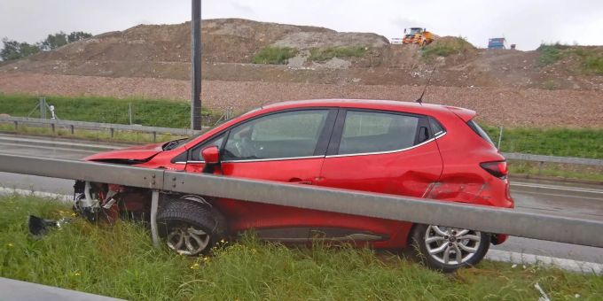 Beim Unfall wurde niemand verletzt. Unfall