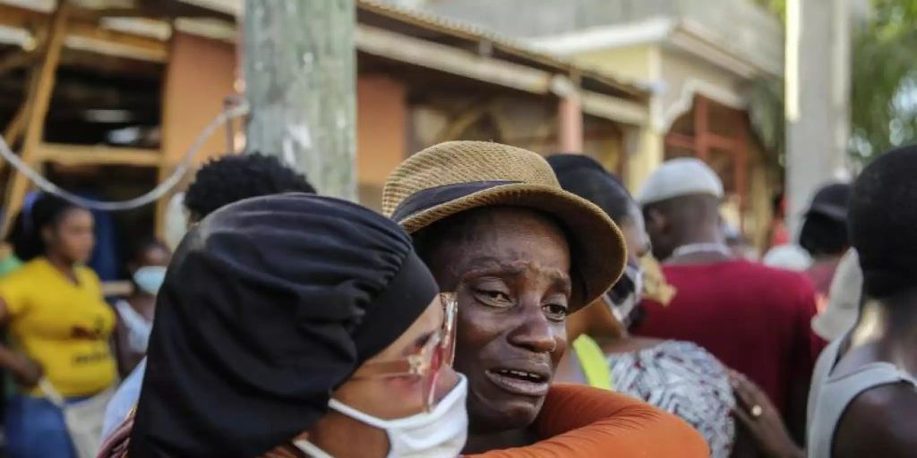 Fast 1300 Tote bei Erdbeben in Haiti - Sturm «Grace» naht